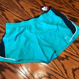 Large Teal Nike Running Shorts NWT
